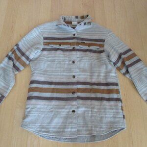 Columbia Heavy flannel shacket Womens large